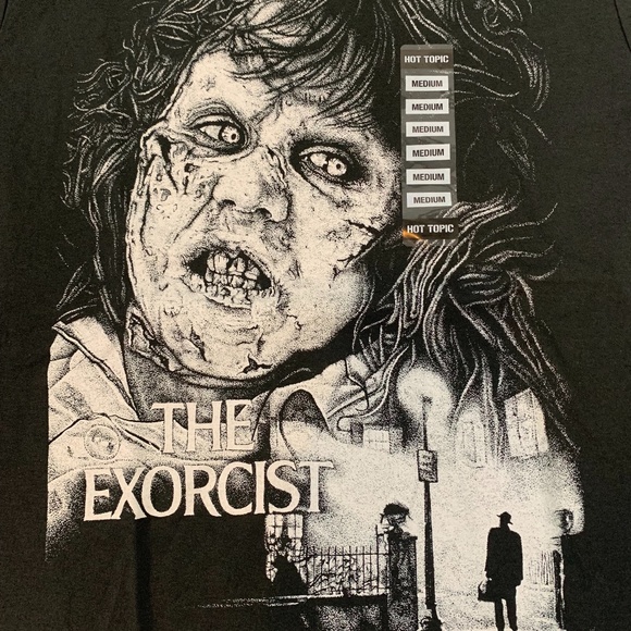 The Exorcist Front & Back Print Graphic Tee Men's Size Medium - NWT! - Picture 3 of 4